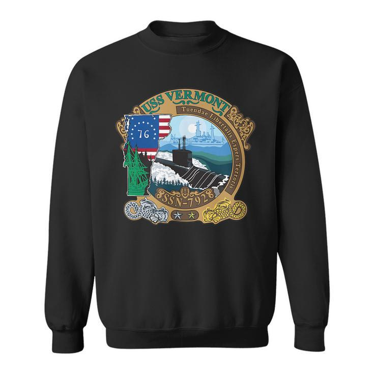 Uss Vermont Ssn792  Sweatshirt