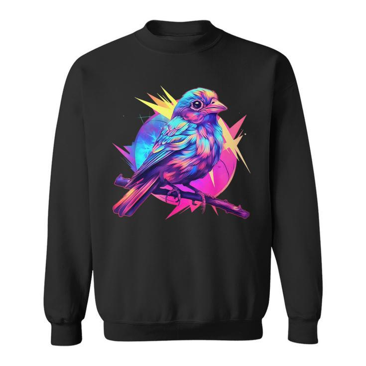 Vaporwave Aesthetic Song Sparrow Sweatshirt