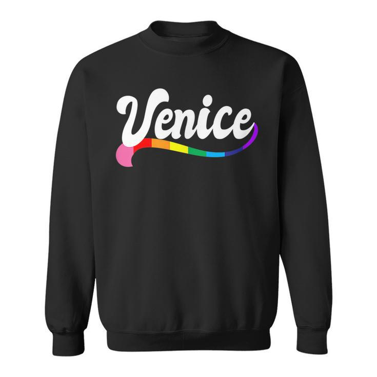Venice Italy California Gay Pride Lgbtqi Queer Love Italian  Sweatshirt