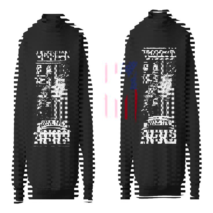 Veteran Of The United States Us Air Force Usa Flag Sweatshirt