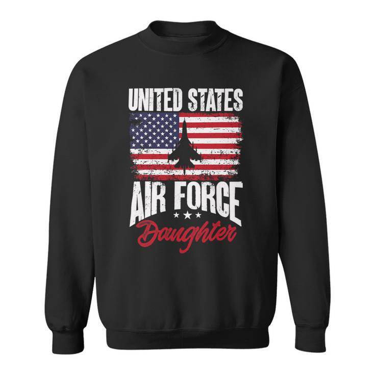 Veteran Vets Us Air Force Veteran United Sates Air Force Daughter 9 Veterans Sweatshirt