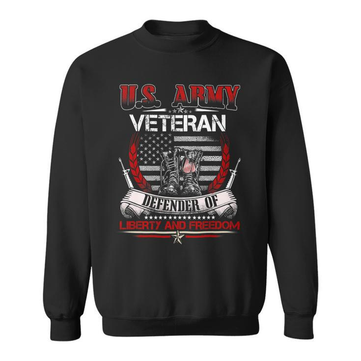 Veteran Vets US Army Proud Veteran With American Flag Gift Veteran Day Veterans Sweatshirt