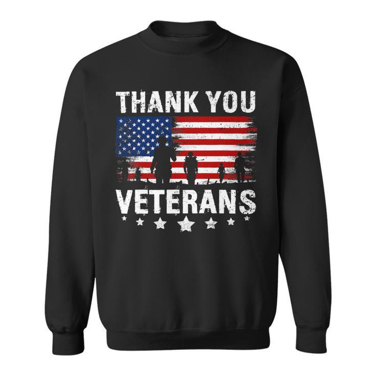 Veterans Day Presents Thank You Veterans 315 Sweatshirt