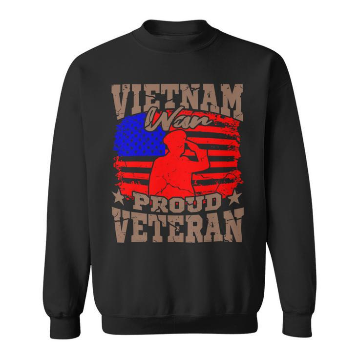 Veterans Day Vietnam War Proud Veteran 259 Sweatshirt