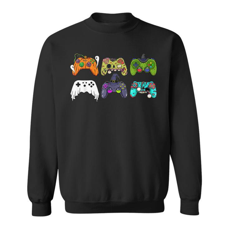 Video Gaming Controllers Game Halloween Gamer Boys Sweatshirt