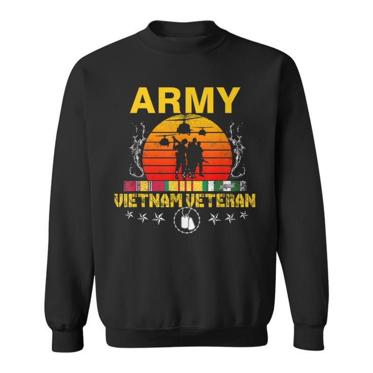 Vietnam Veteran  Army | Proud Vietnam Veterans  Gift For Mens Sweatshirt