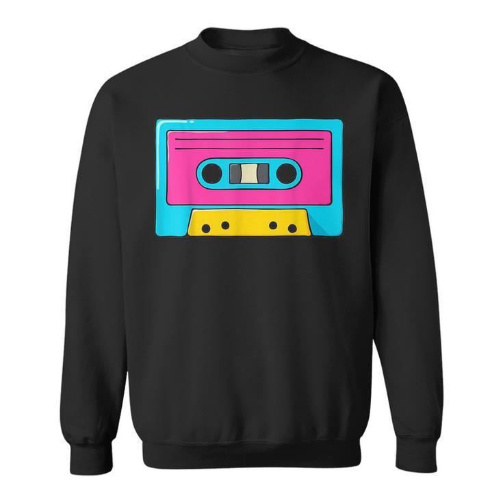 Vintage Audio Tape Cassette 80S 90S Halloween Party Costume 90S Vintage Designs Funny Gifts Sweatshirt