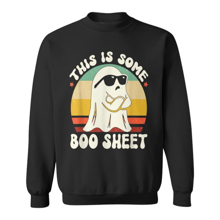 Vintage This Is Some Boo Sheet Halloween Ghost Sweatshirt
