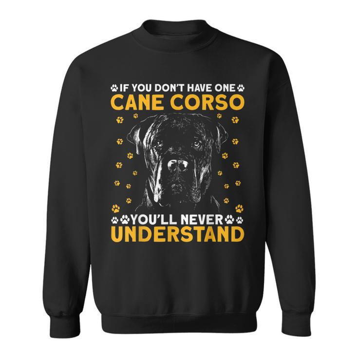 Vintage Cane Corso Italiano Italian Mastiff Dog Pet  Sweatshirt