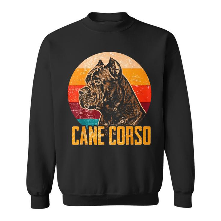 Vintage Cane Corso Lover Italian Dog Pet Cane Corso  Sweatshirt