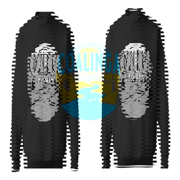 Vintage Coalinga California River Valley Souvenir Print Sweatshirt