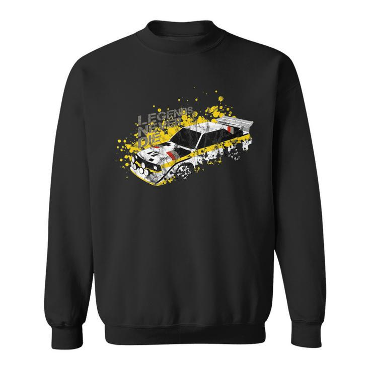Vintage German Rally Car Racing Motorsport Livery Design Racing Funny Gifts Sweatshirt