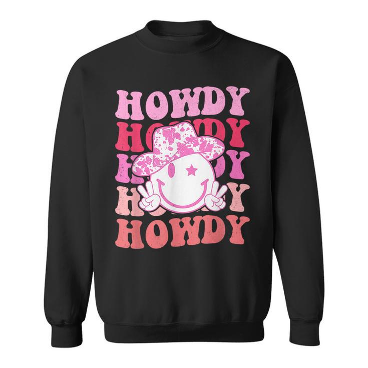 Vintage Howdy Rodeo Western Country Southern Cowgirl Rodeo Funny Gifts Sweatshirt
