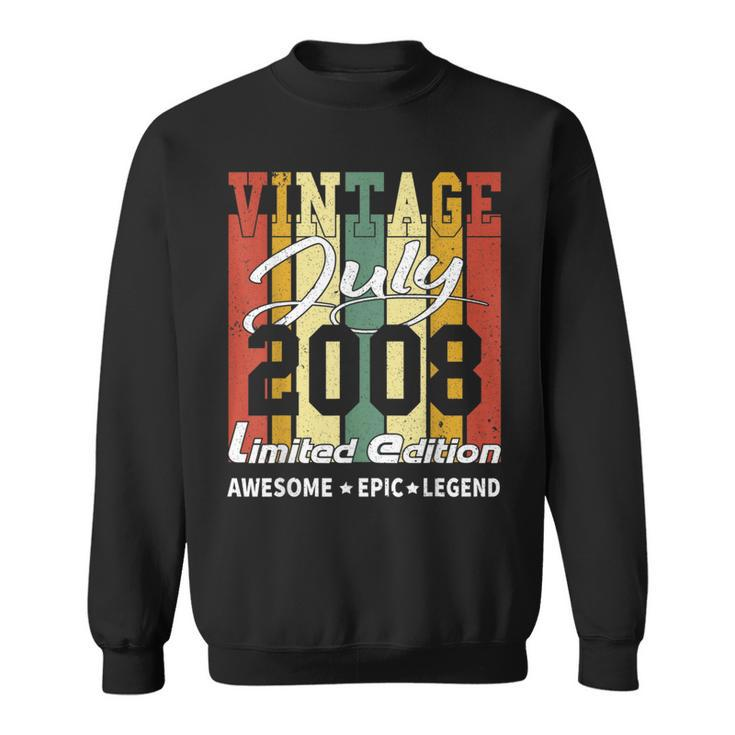 Vintage Limited Edition Birthday Decoration July 2008 Sweatshirt