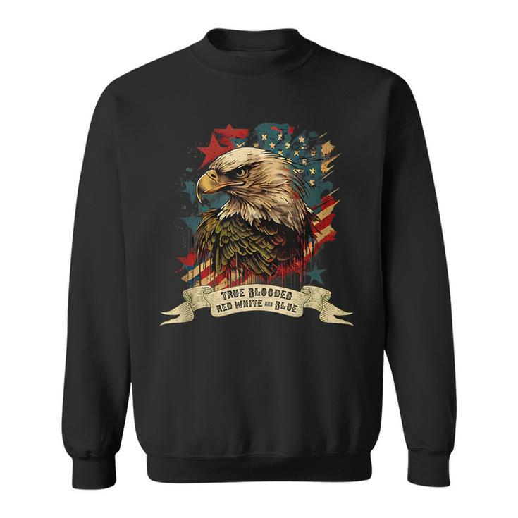 Vintage Patriotic Bald Eagle  Sweatshirt