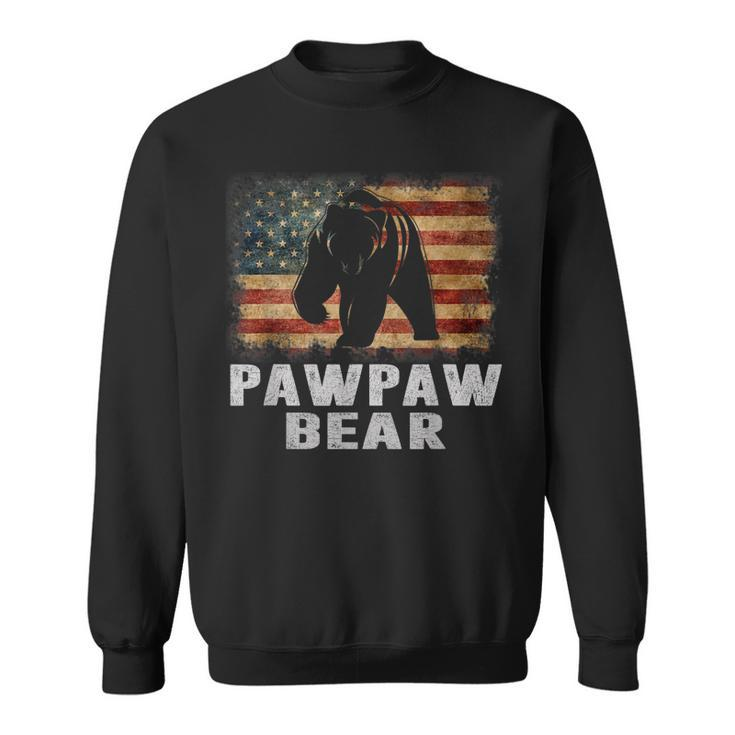 Vintage Pawpaw Bear Pawpaw Wildling Fathers Day Dad Gift  Gift For Mens Sweatshirt