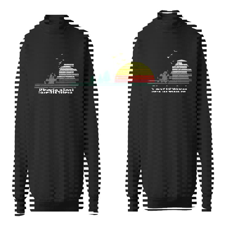 Vintage Placerville California Sunset Souvenir Print Sweatshirt