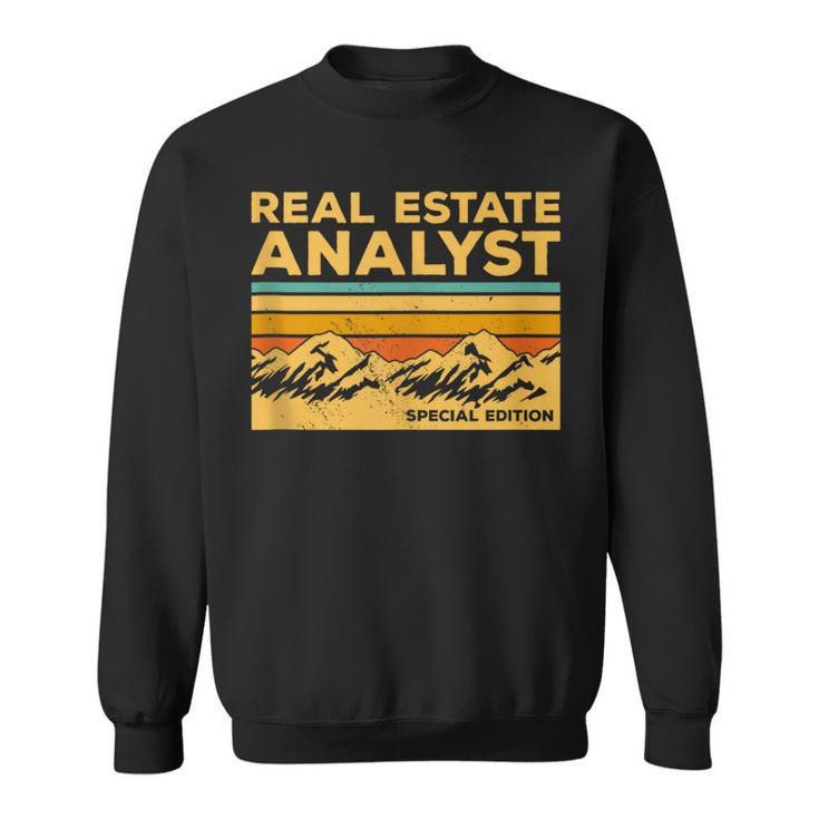 Vintage Real Estate Analyst Sweatshirt