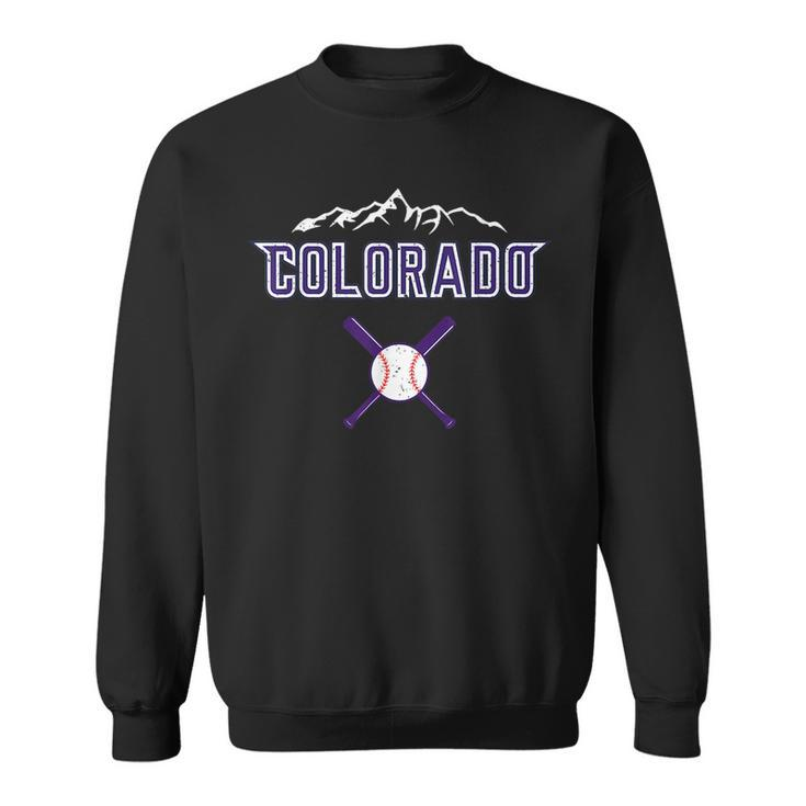 Vintage Rocky Mountain Silhouette Colorado Sport  Sweatshirt