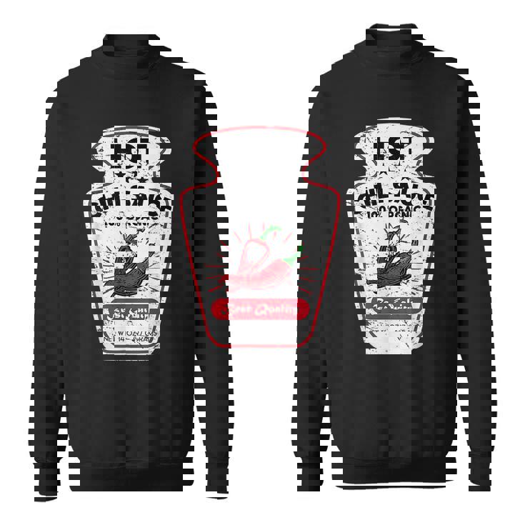 Vintage Spicy Chili Hot Sauce Costume Funny Halloween Gifts Halloween Funny Gifts Sweatshirt