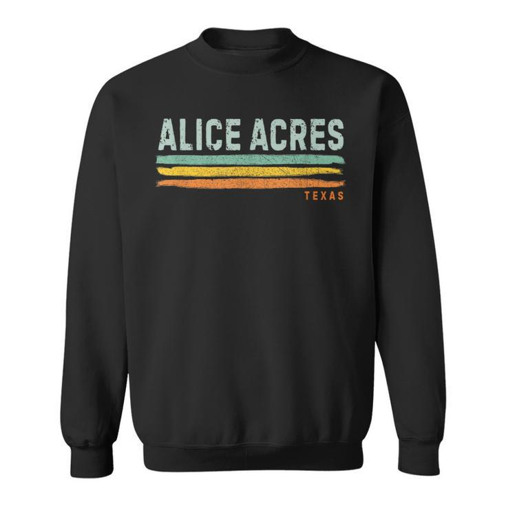 Vintage Stripes Alice Acres Tx Sweatshirt