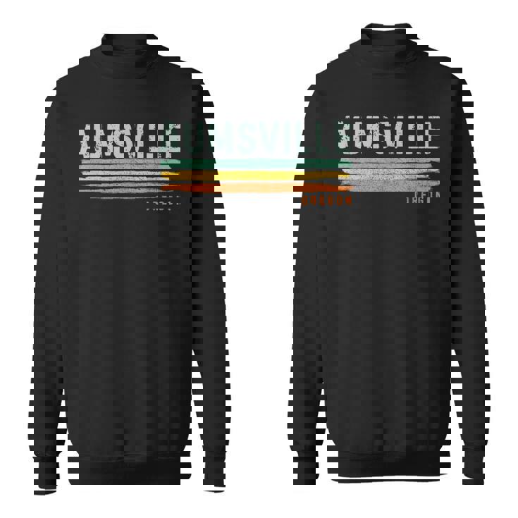 Vintage Stripes Aumsville Or Sweatshirt