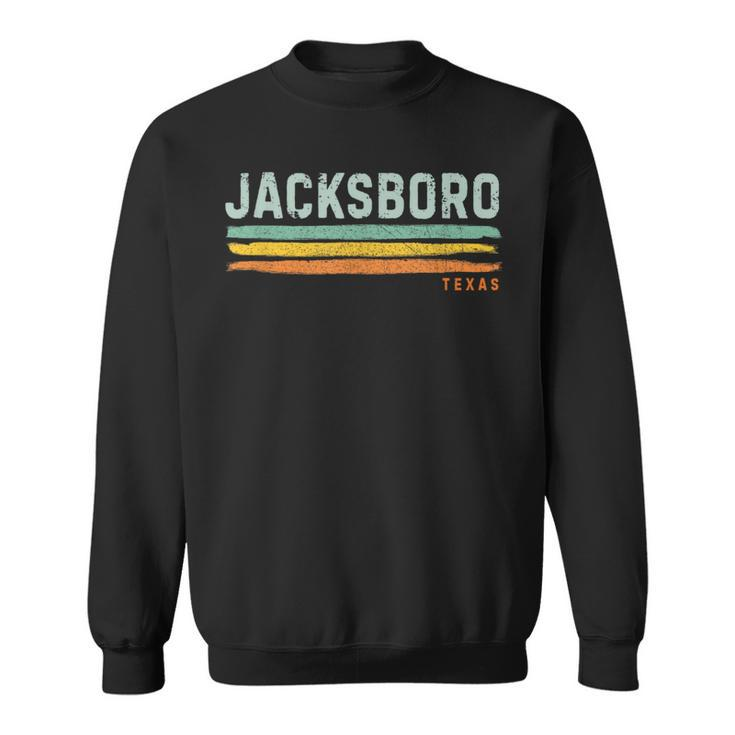 Vintage Stripes Jacksboro Tx Sweatshirt