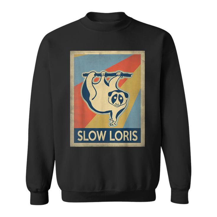Vintage Style Slow Loris Sweatshirt