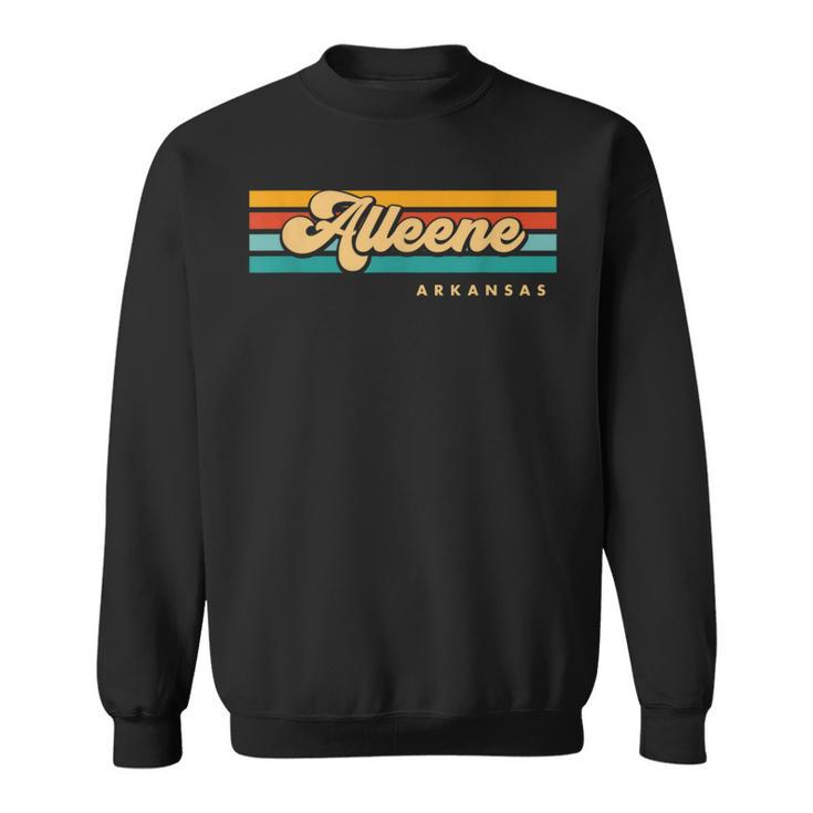 Vintage Sunset Stripes Alleene Arkansas Sweatshirt