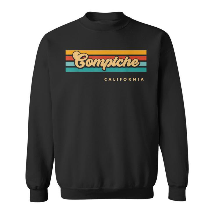 Vintage Sunset Stripes Comptche California Sweatshirt