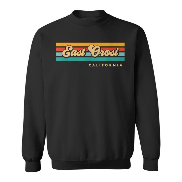 Vintage Sunset Stripes East Orosi California Sweatshirt
