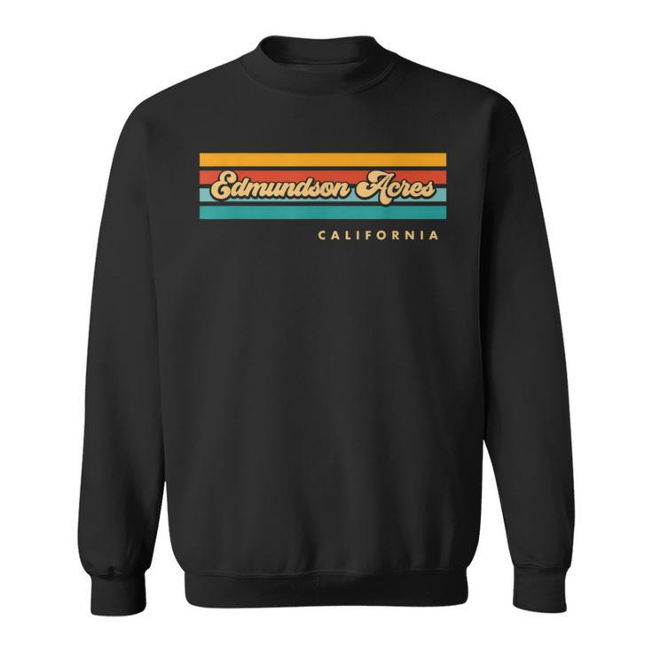 Vintage Sunset Stripes Edmundson Acres California Sweatshirt