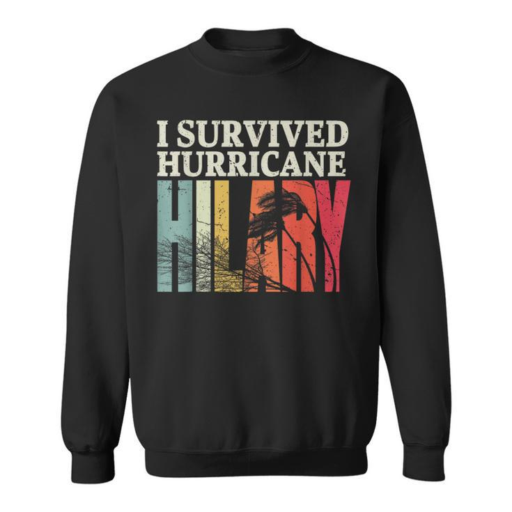 Vintage I Survived Hurricane Hilary Sweatshirt