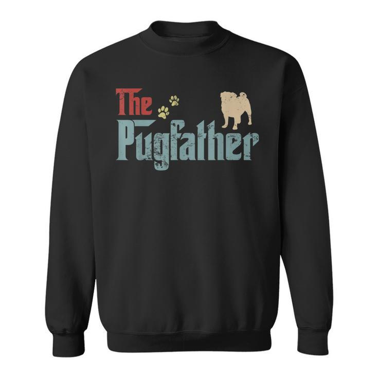 Vintage The Pugfather Matching Family Pug Lover Gifts  Sweatshirt
