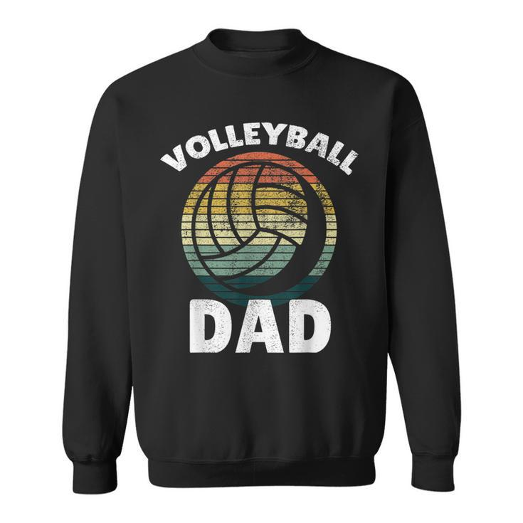 Volleyball Vintage I Dad Father Support Teamplayer Gift  Sweatshirt