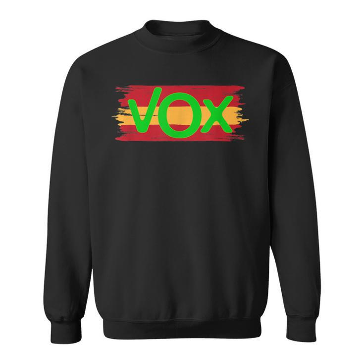 Vox Spain Viva Political Party Sweatshirt