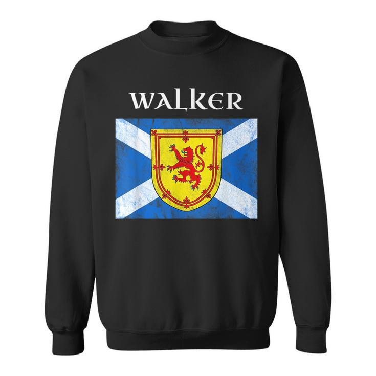 Walker Clan Scottish Name Scotland Flag Sweatshirt
