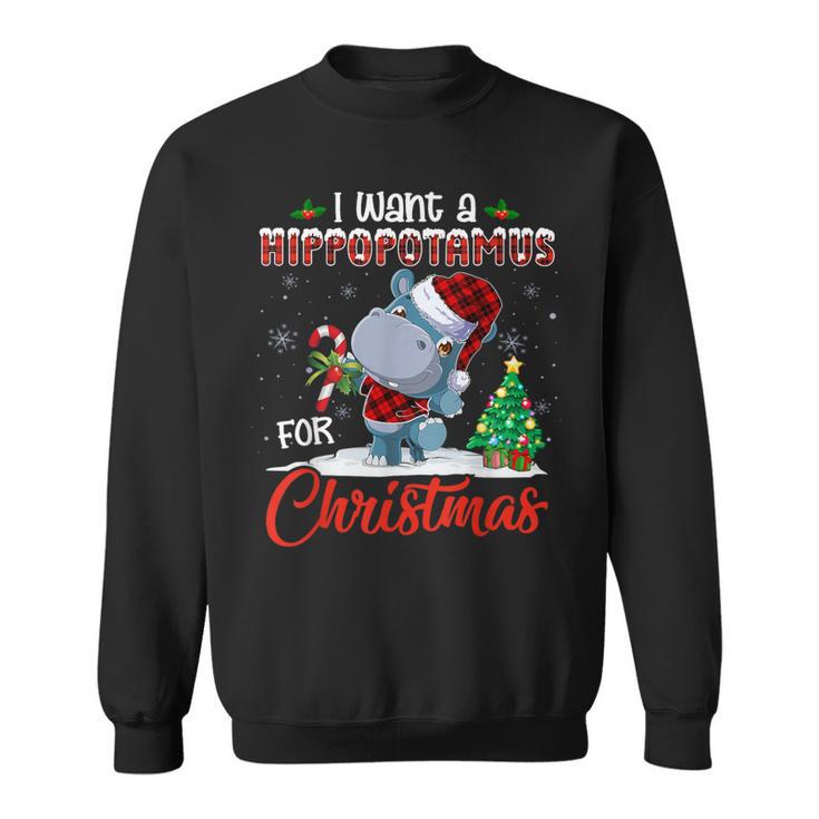 I want a hippopotamus for christmas sweatshirt hotsell