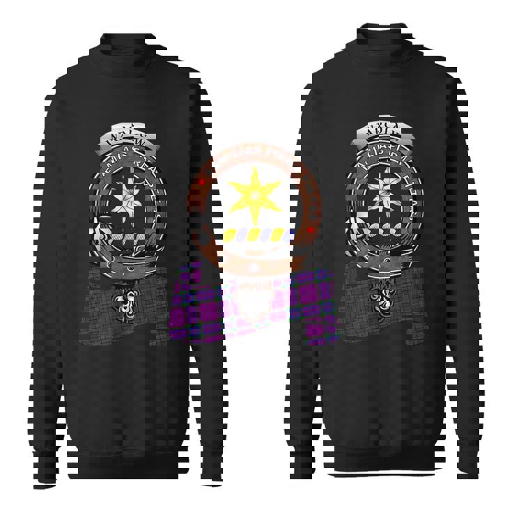 Wardlaw Scottish Clan Badge & Tartan Sweatshirt