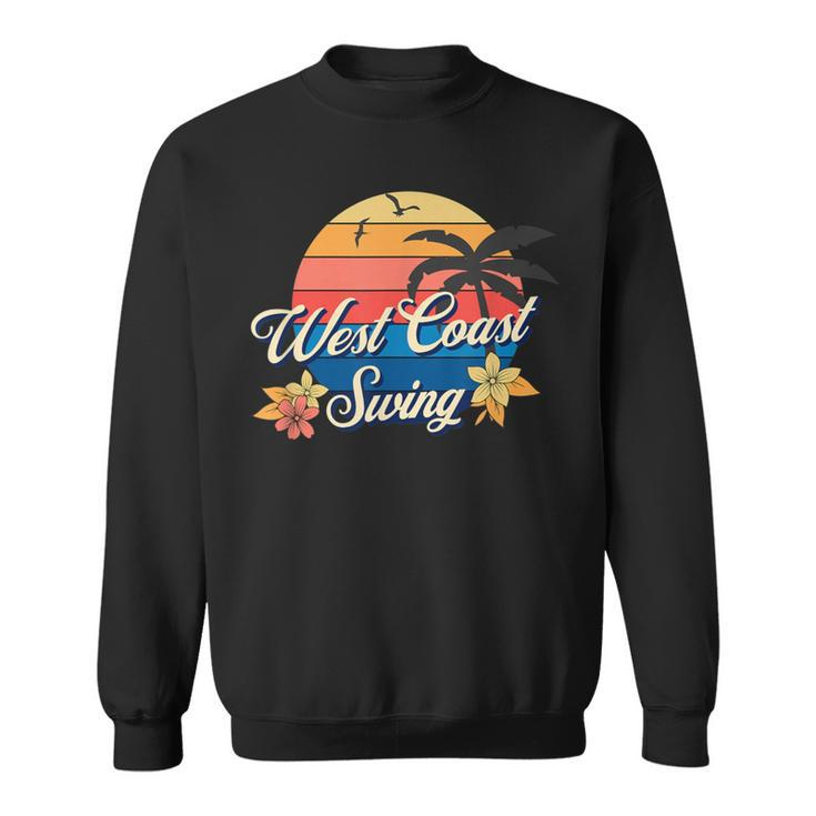 Wcs Dance Summer West Coast Swing Dance Sweatshirt