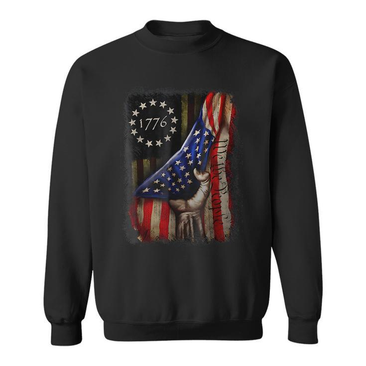 We The People American History 1776 4Th Of July Us Usa Flag Sweatshirt