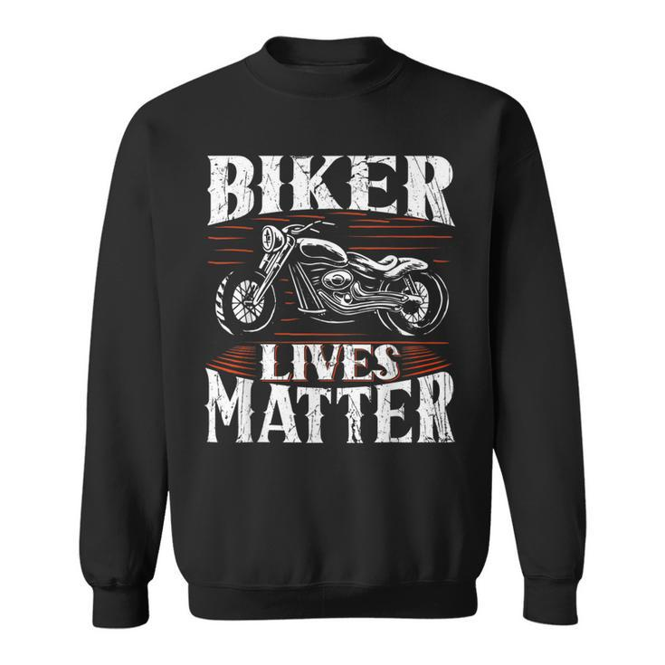 Wheel Racing Ride Free Biker Lives Matter Motorcycle Sweatshirt