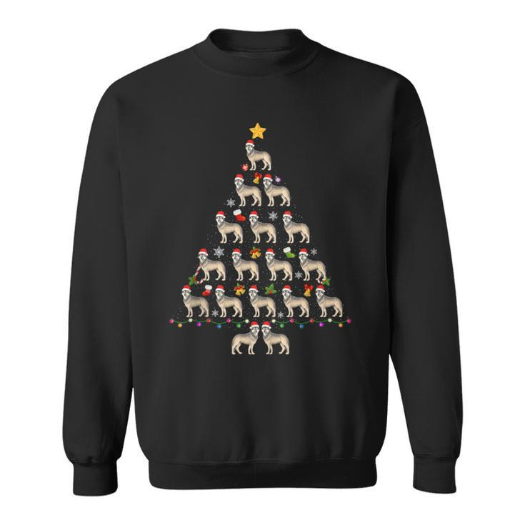Wolf Christmas Tree Ugly Christmas Sweater Sweatshirt