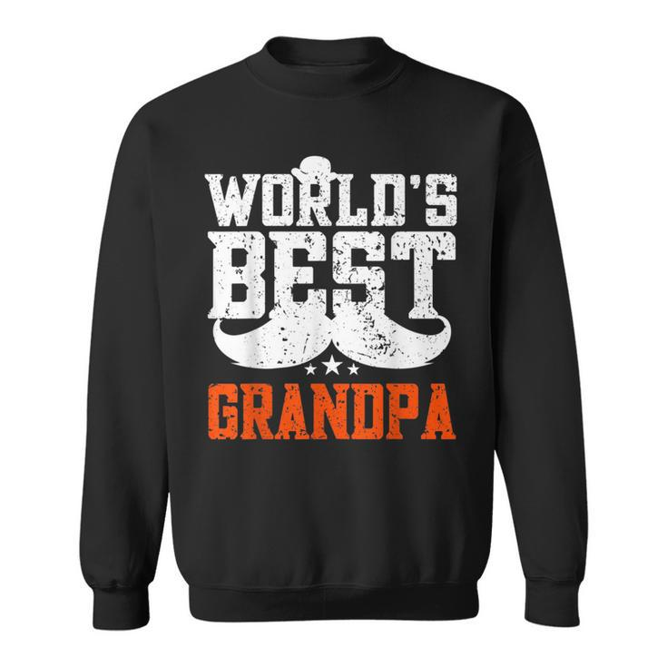 Worlds Best Grandpa - Funny Grandpa  Sweatshirt