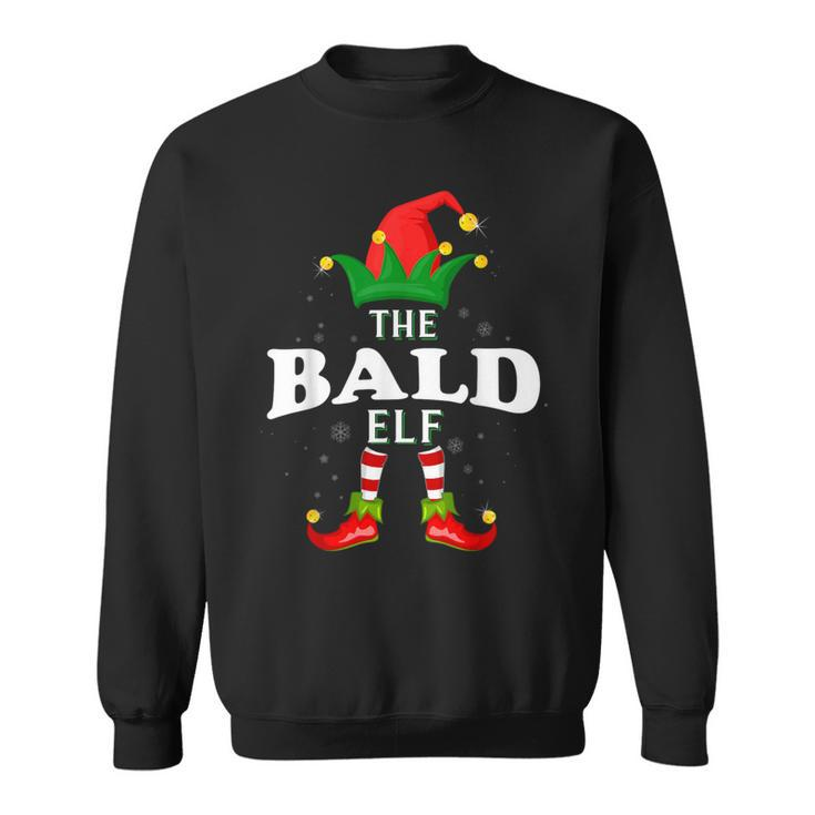 Xmas Bald Elf Family Matching Christmas Pajama Sweatshirt