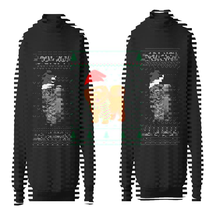 Xmas Chow Chow Dog Ugly Christmas Sweater Party Sweatshirt