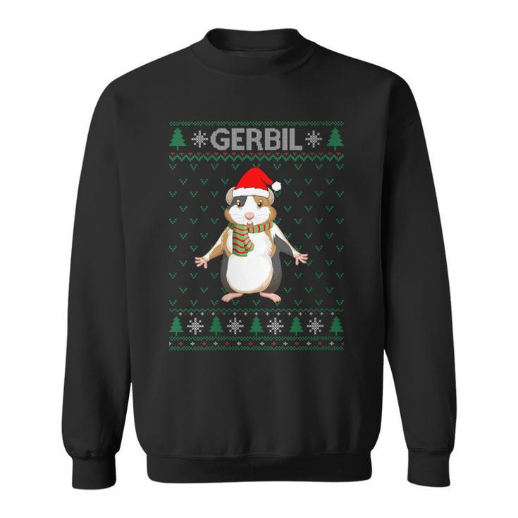 Xmas Gerbil  Ugly Christmas Sweater Party Sweatshirt