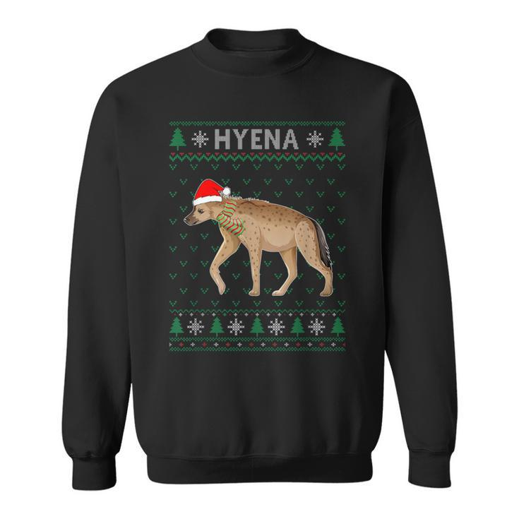 Xmas Hyena  Ugly Christmas Sweater Party Sweatshirt