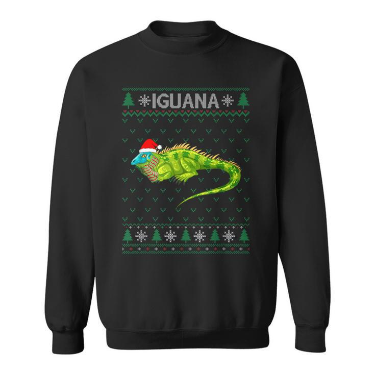 Xmas Iguana  Ugly Christmas Sweater Party Sweatshirt