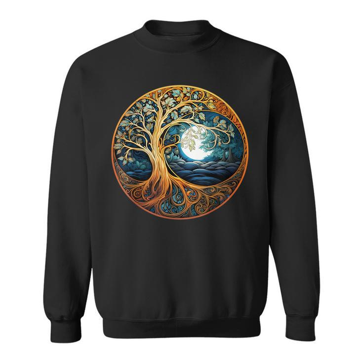 Yin Yang Tree Of Life Sweatshirt